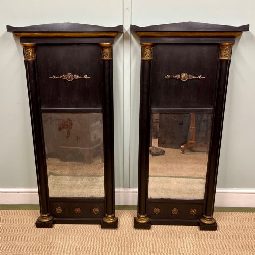 PAIR OF EMPIRE STYLE MIRRORS