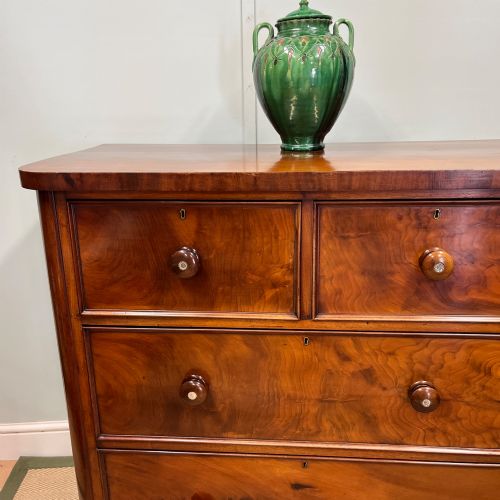 19TH CENTURY MAHOGANY CHEST OF DRAWERS - ADDITIONAL PHOTO 1