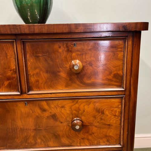 19TH CENTURY MAHOGANY CHEST OF DRAWERS - ADDITIONAL PHOTO 2