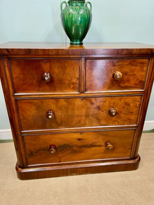 19TH CENTURY MAHOGANY CHEST OF DRAWERS - ADDITIONAL PHOTO 3