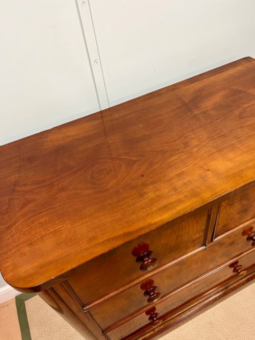 19TH CENTURY MAHOGANY CHEST OF DRAWERS - ADDITIONAL PHOTO 6
