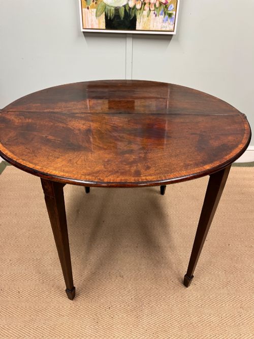 GEORGIAN OVAL TEA TABLE - ADDITIONAL PHOTO 8