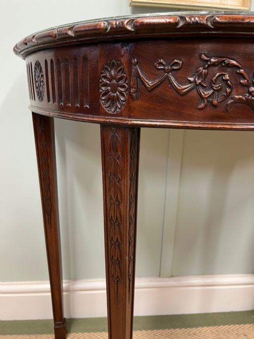 19TH CENTURY DEMI LUNE TABLE - ADDITIONAL PHOTO 5