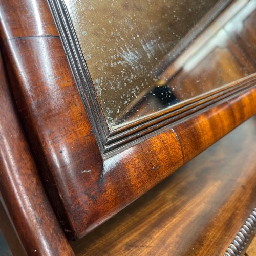 19TH CENTURY MAHOGANY TOILET MIRROR - ADDITIONAL PHOTO 6