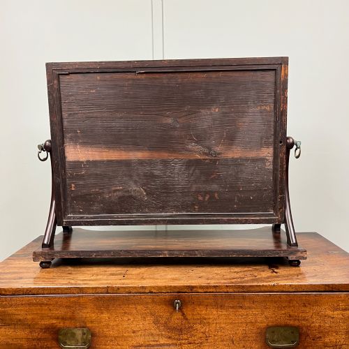 19TH CENTURY MAHOGANY TOILET MIRROR - ADDITIONAL PHOTO 10
