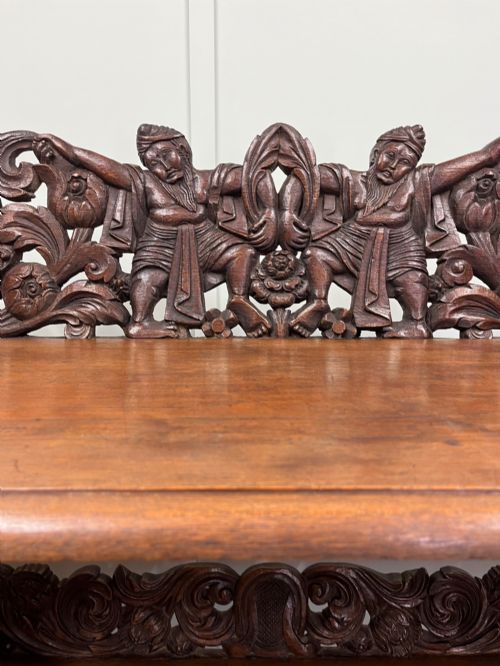 19TH CENTURY TEAK 3 TIER BUFFET - ADDITIONAL PHOTO 1