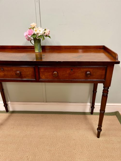 19TH CENTURY MAHOGANY HALL TABLE - ADDITIONAL PHOTO 1