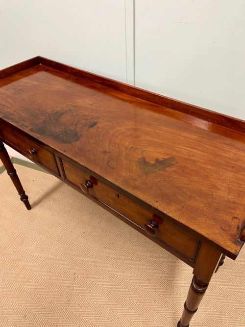 19TH CENTURY MAHOGANY HALL TABLE - ADDITIONAL PHOTO 2