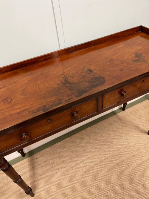 19TH CENTURY MAHOGANY HALL TABLE - ADDITIONAL PHOTO 5