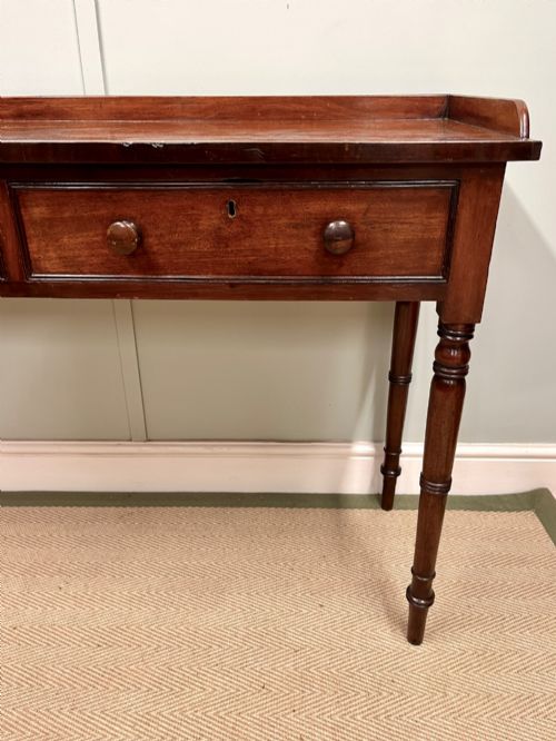 19TH CENTURY MAHOGANY HALL TABLE - ADDITIONAL PHOTO 6