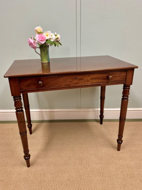 19th Century Mahogany Writing Side Table
