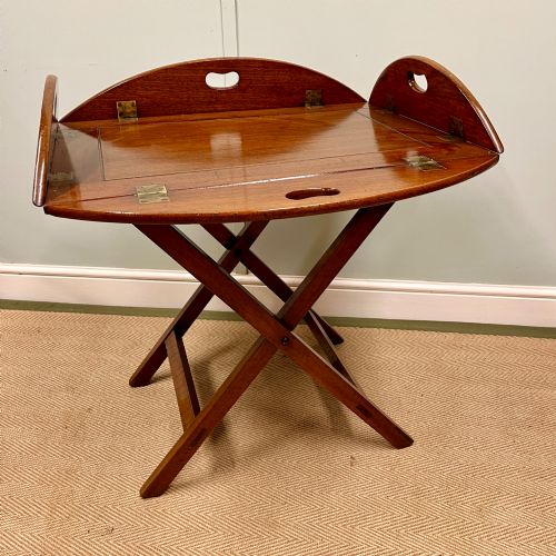 19th Century Mahogany Butlers Tray.