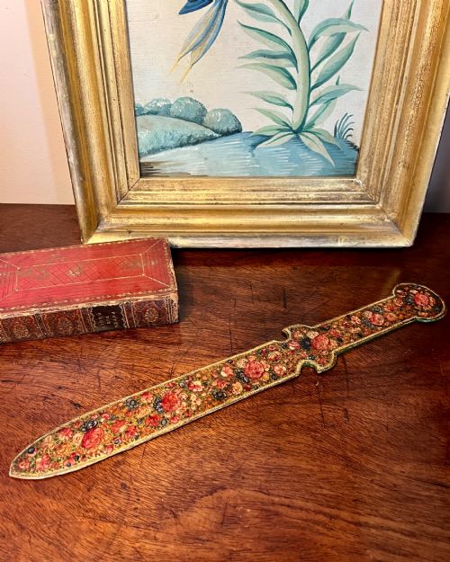 19th Century Kashmiri Papier Mache Letter Opener