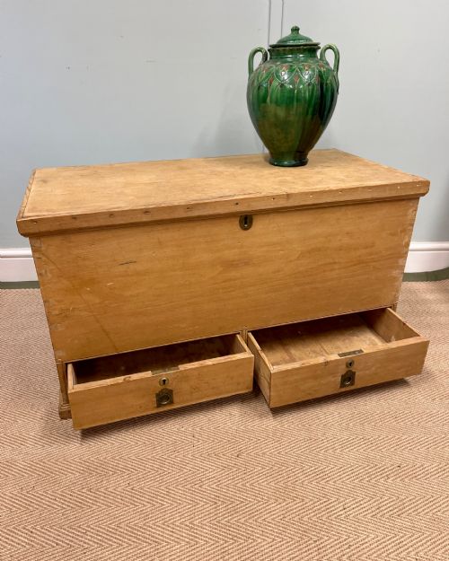 19th Century Pine Trunk