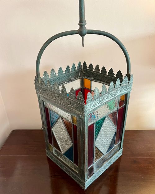 19th Century Brass Lantern