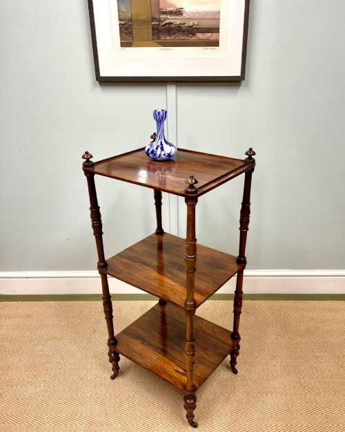 19th Century Rosewood Etagere Whatnot