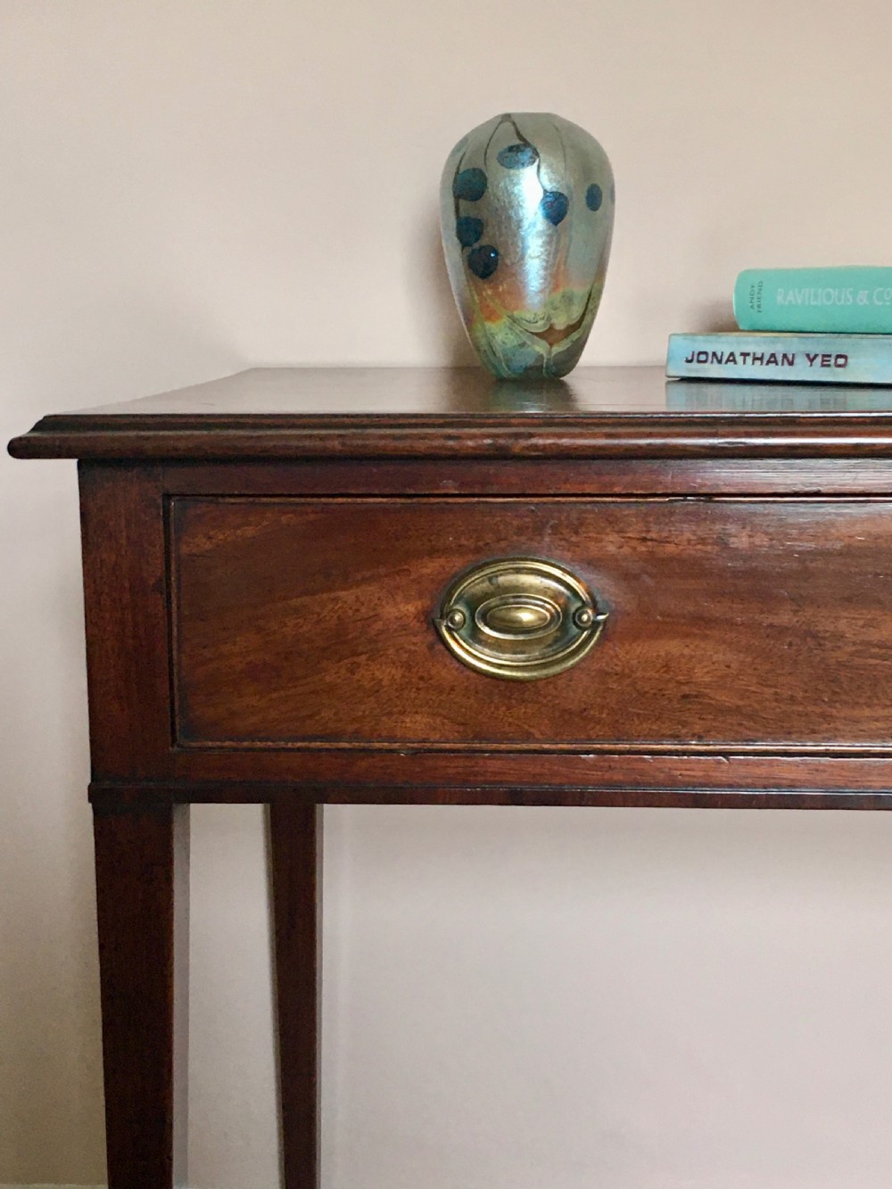 George III mahogany side table View II