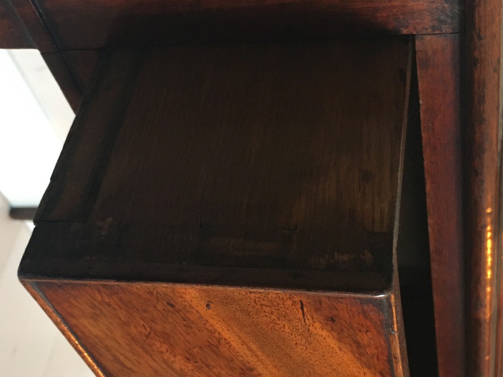 George III mahogany side table View V