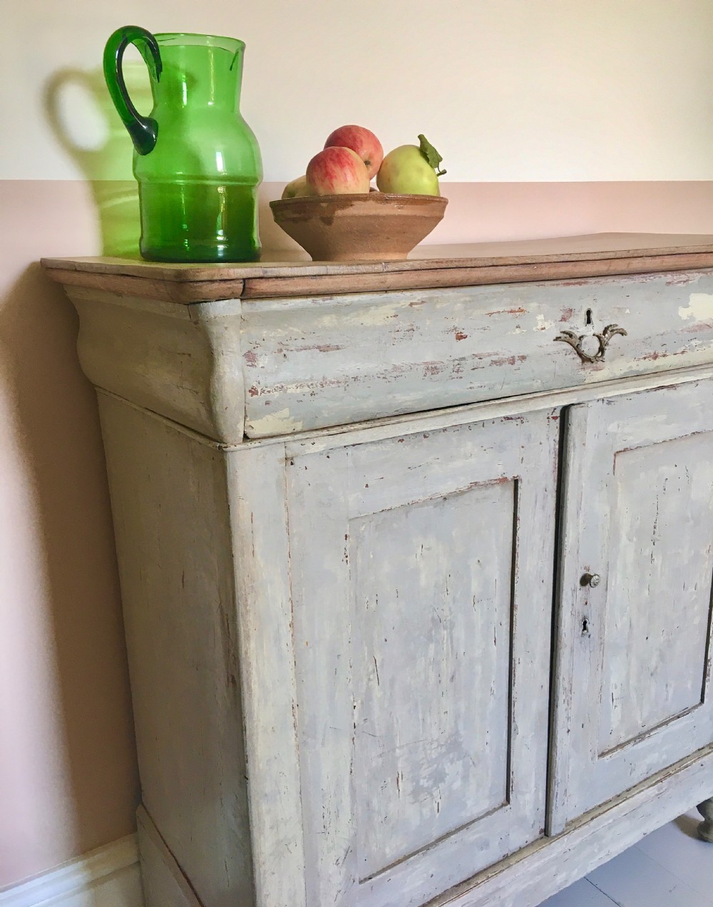 19th century French painted sideboard View II