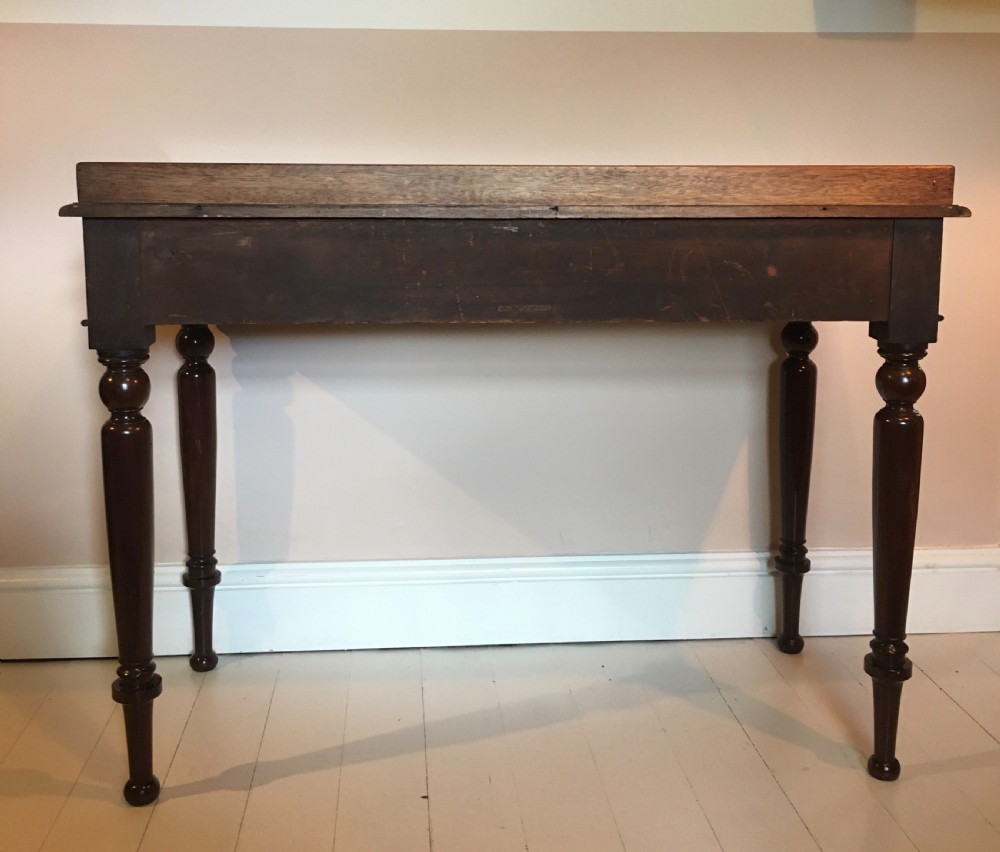  mahogany writing desk, side table, console View VII