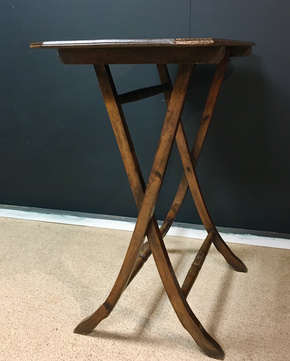 Mahogany campaign table View II