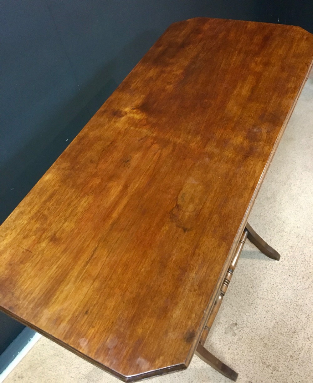 Mahogany campaign table View III