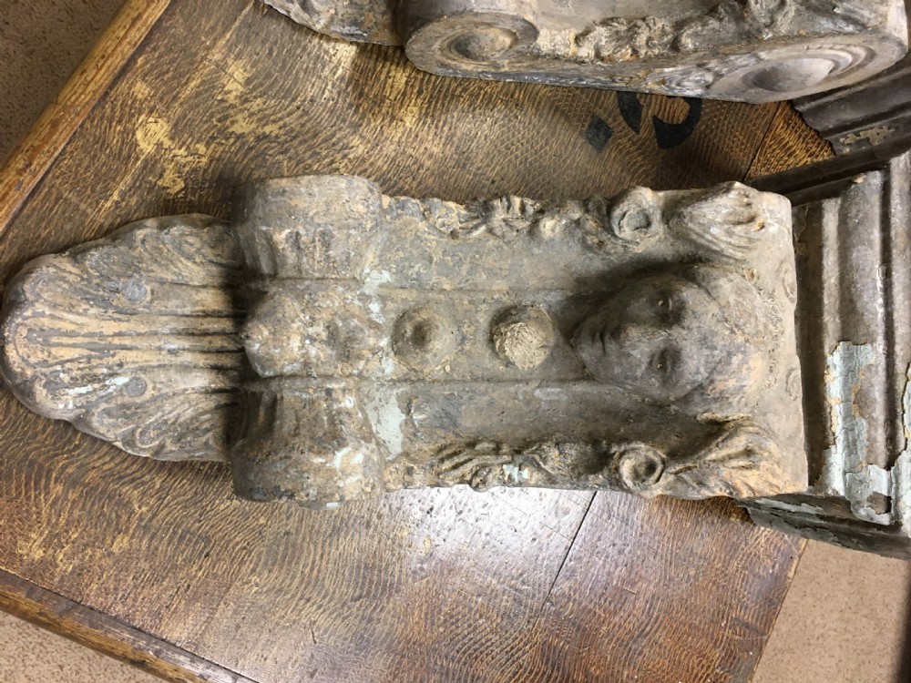 Terracotta corbels  View III