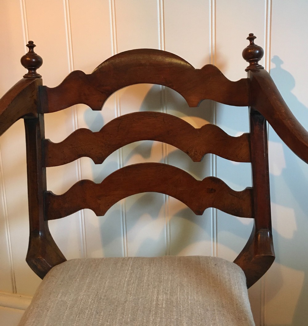 Nineteenth century walnut chair View III