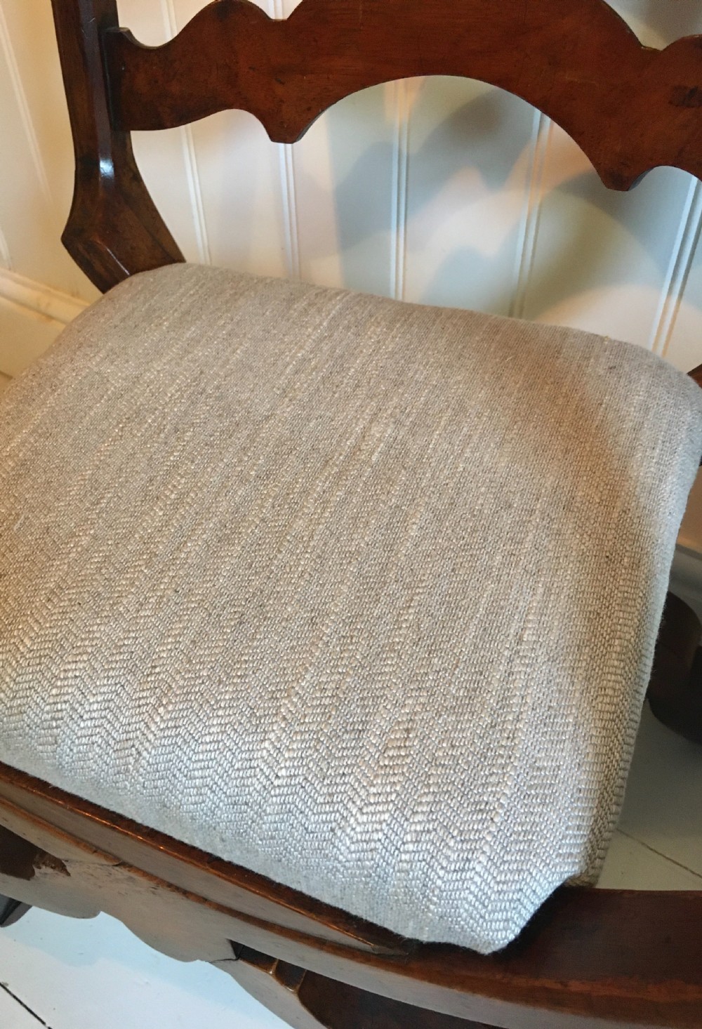 Nineteenth century walnut chair View IV