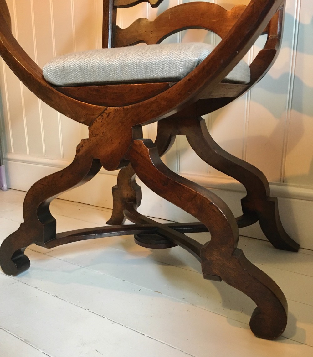 Nineteenth century walnut chair View V