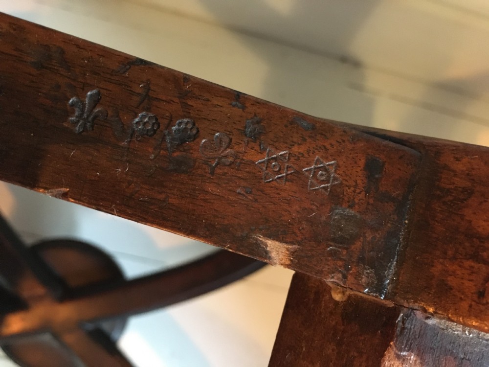 Nineteenth century walnut chair View VI