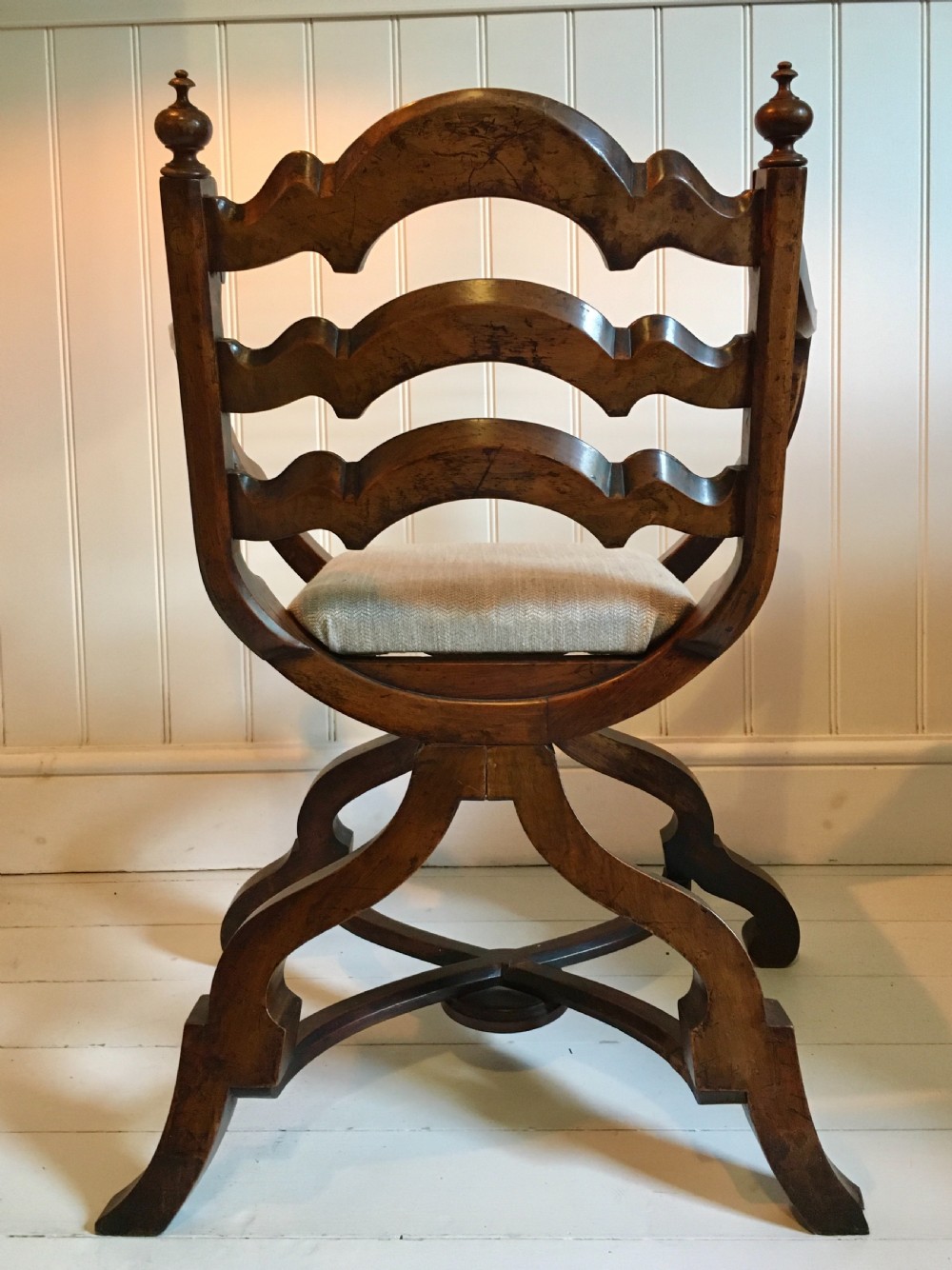 Nineteenth century walnut chair View XI