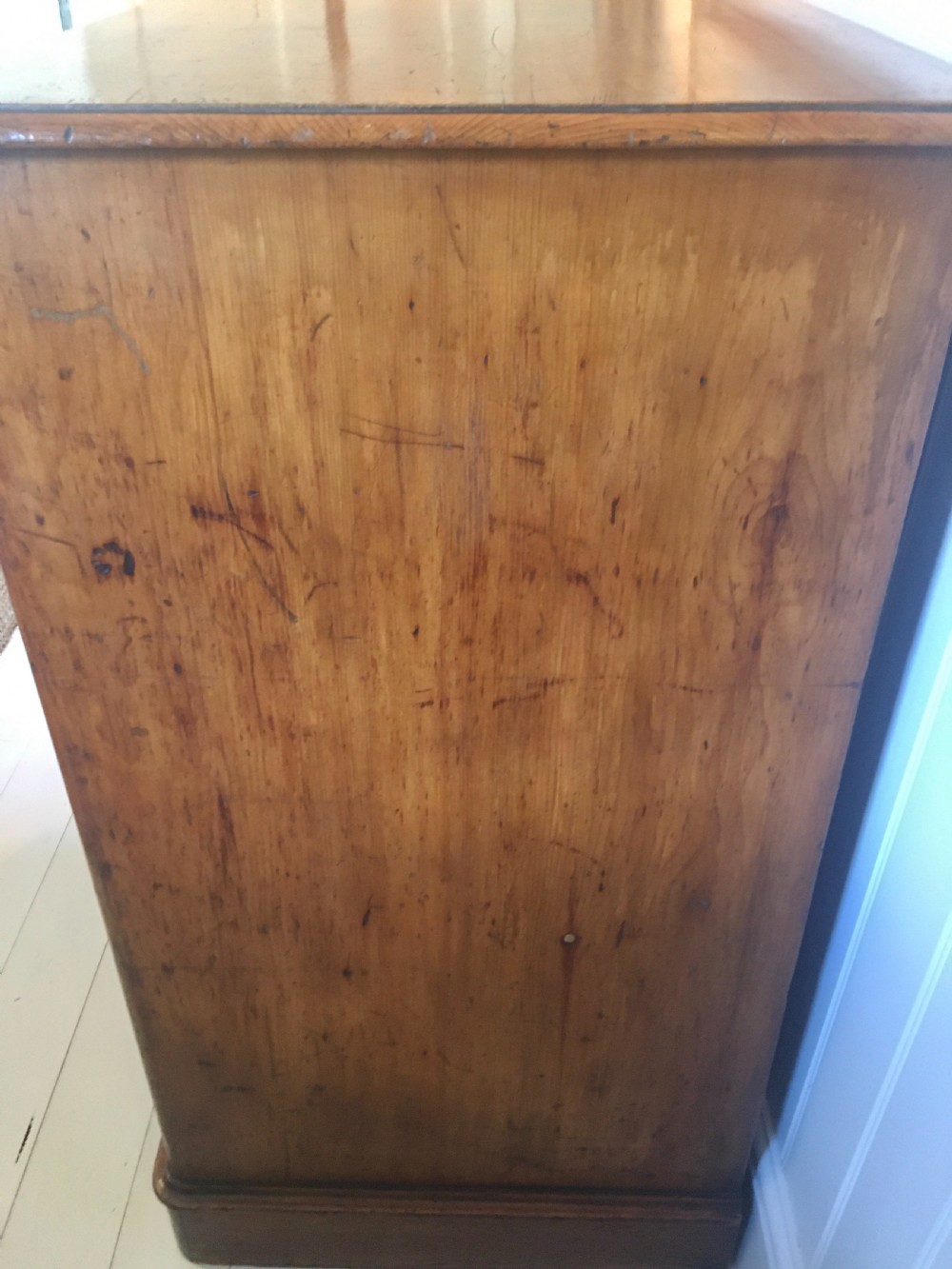 C19th pine chest of drawers  View XII