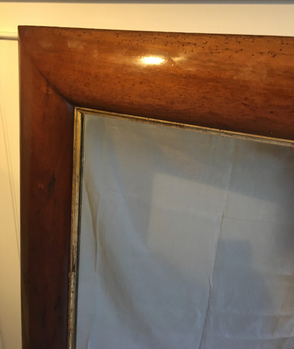 Walnut overmantle mirror View III