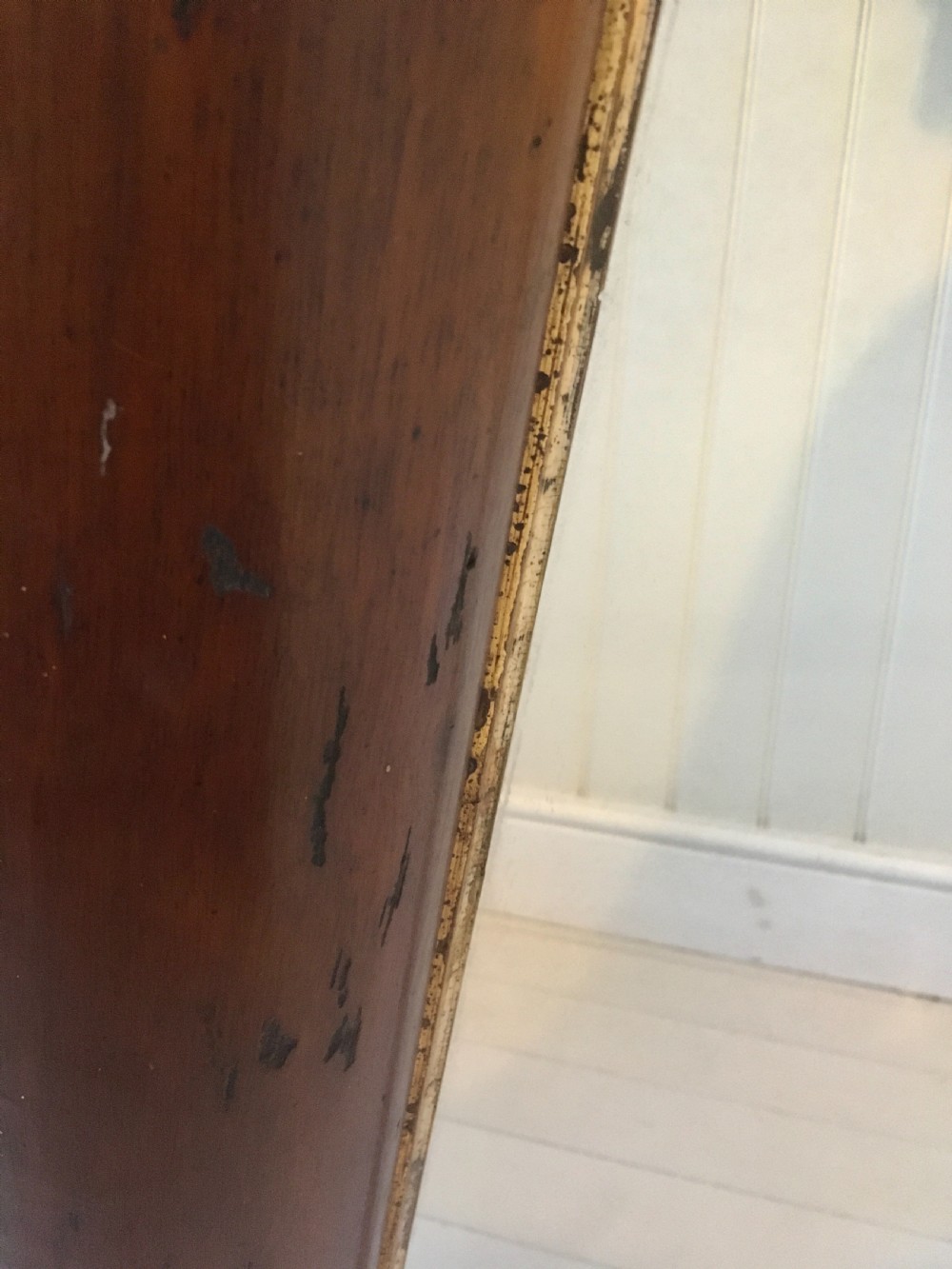 Walnut overmantle mirror View VII