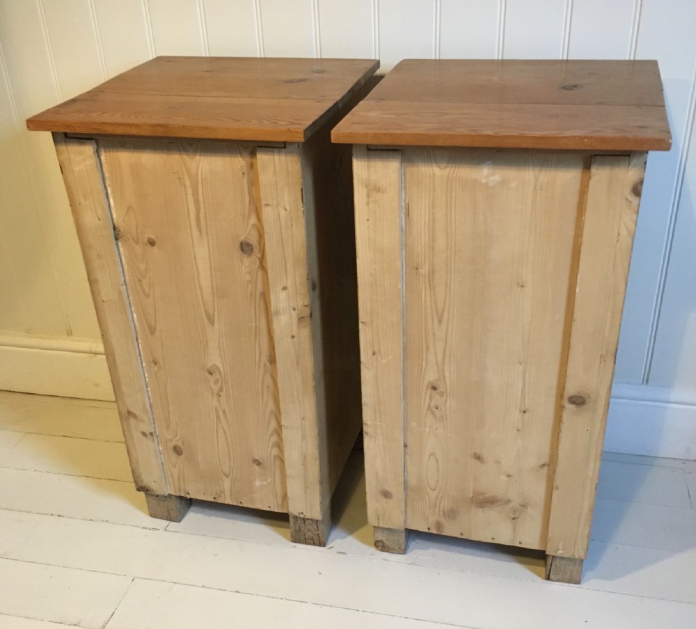 Pine bedside cupboards  View VIII