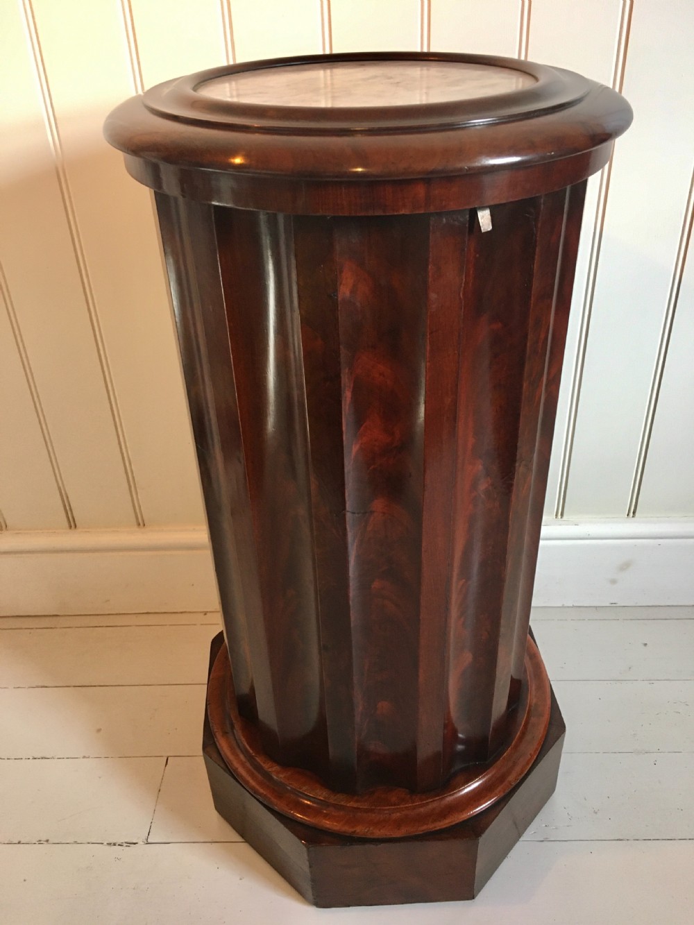 Mahogany pot cupboard, bedside cupboard