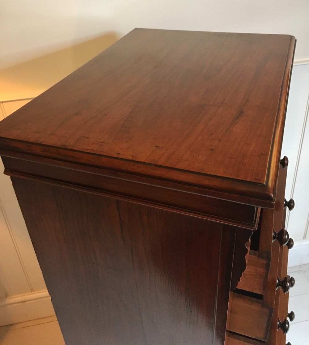Walnut Wellington chest View VI