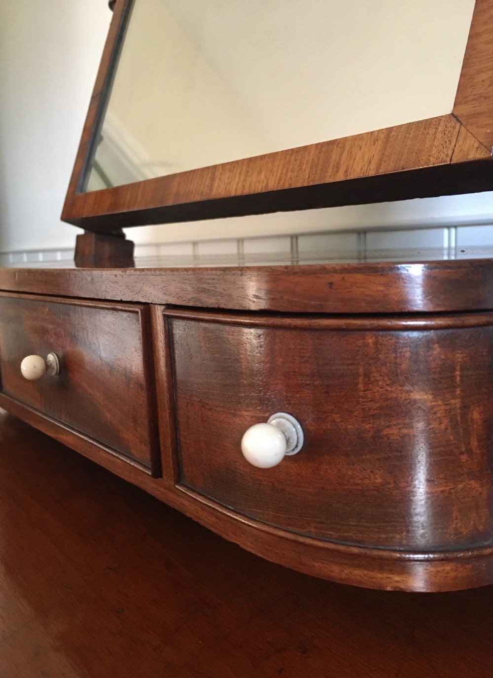 Mahogany dressing table mirror View III