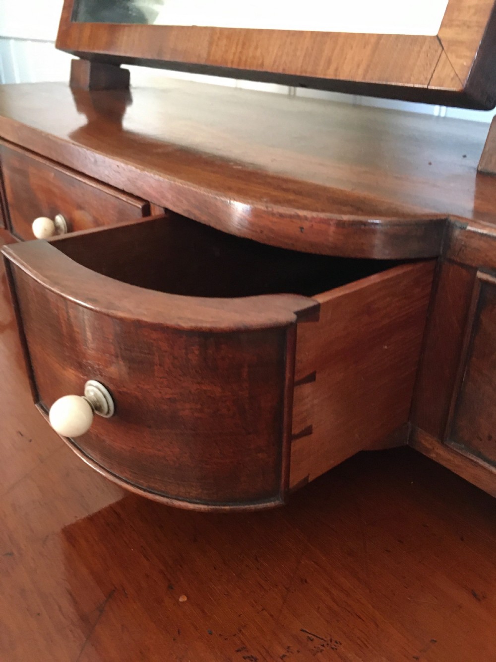 Mahogany dressing table mirror View IX