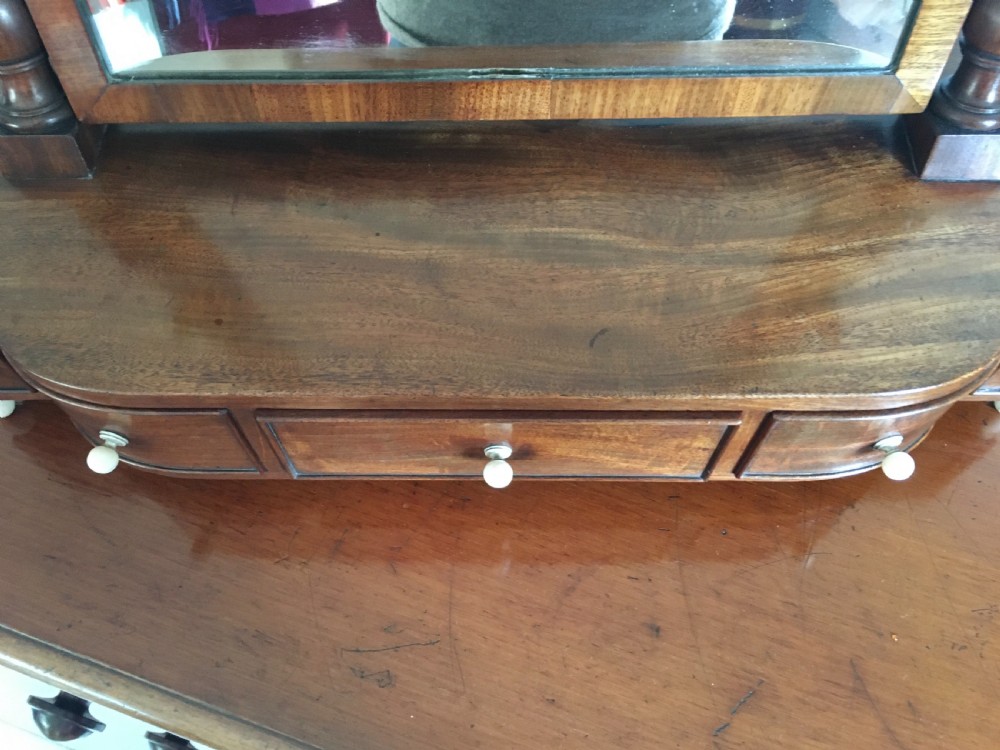 Mahogany dressing table mirror View XIII
