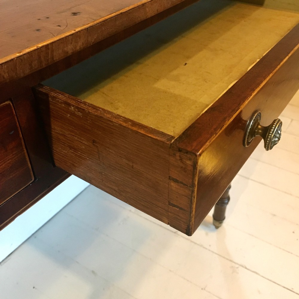 Georgian writing side table View XI