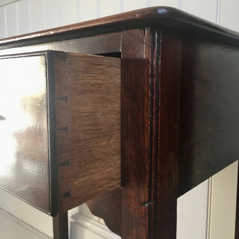 Georgian mahogany lowboy, side table View IV