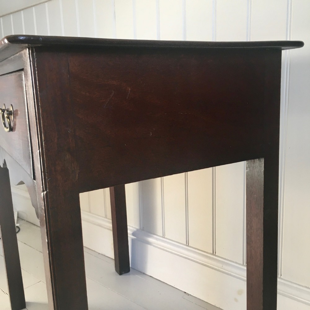 Georgian mahogany lowboy, side table View VI