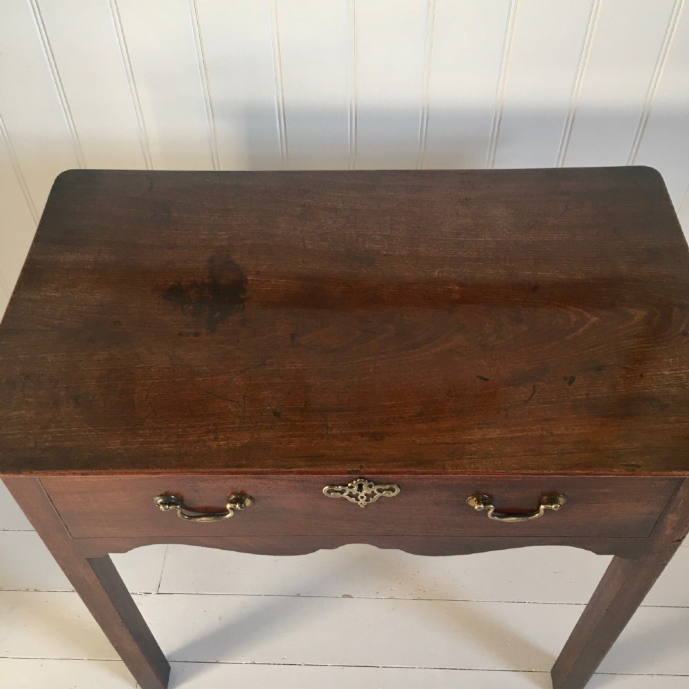 Georgian mahogany lowboy, side table View VIII