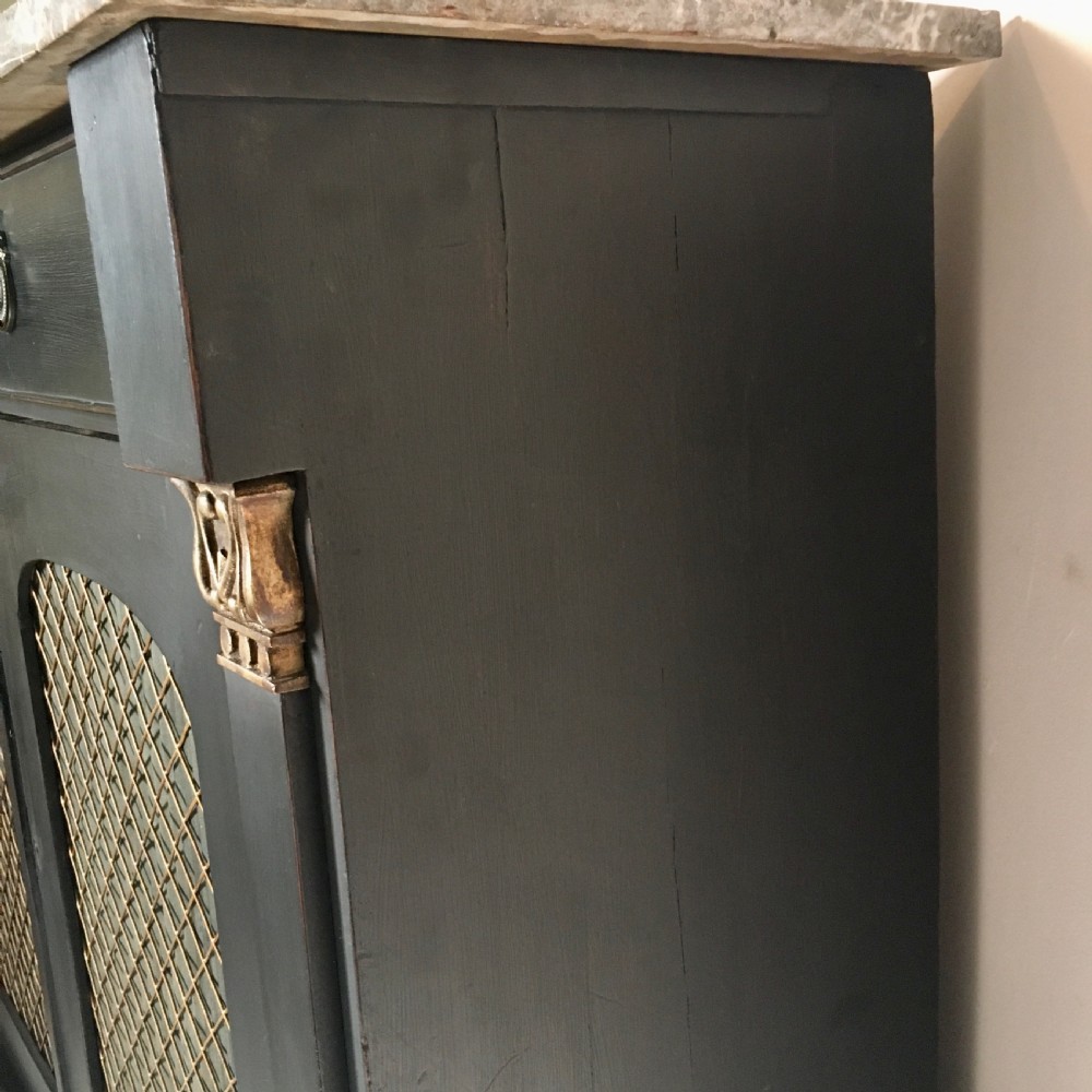 19th century painted chiffonier, sideboard View XIII