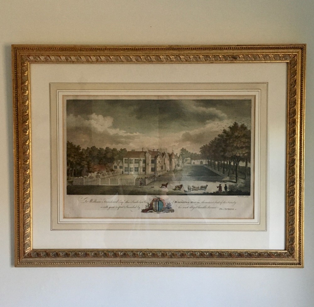 18th century prints, engraving View II