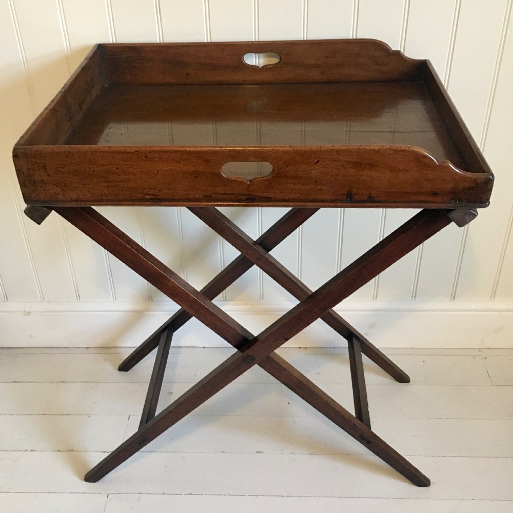 Mahogany butlers tray View III
