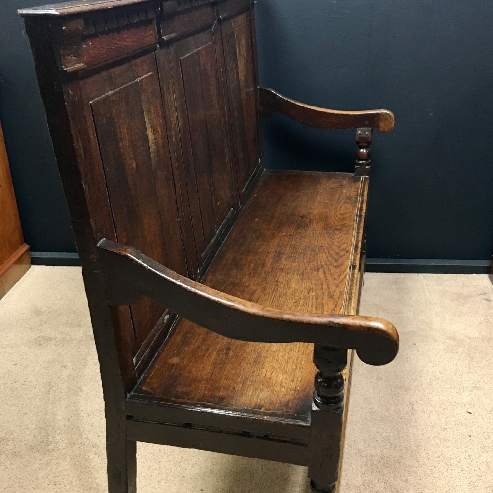18th century oak settle View V
