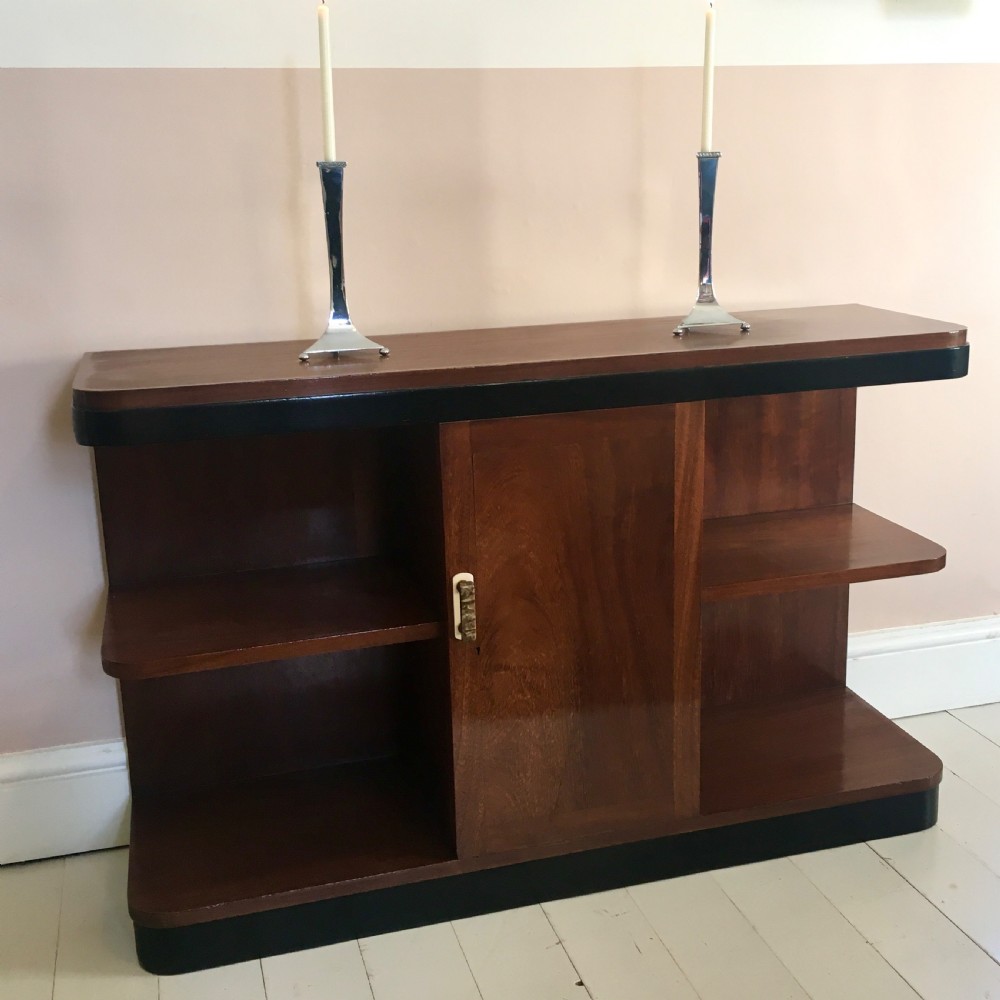 Art Deco bookcase cabinet
